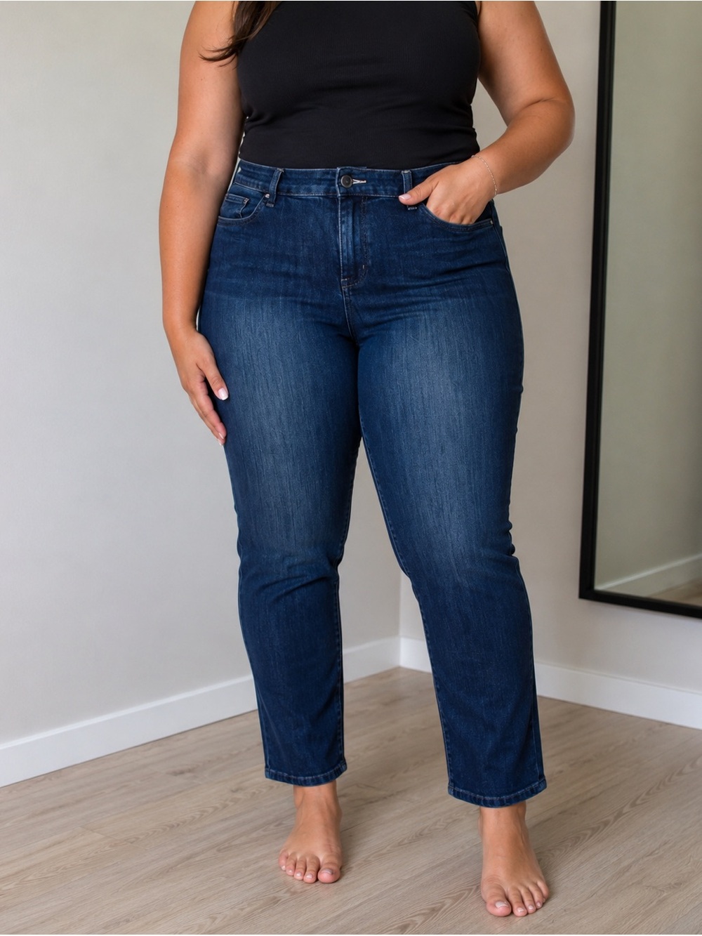 Calvin Klein Dark Wash Skinny Jeans Size 14 NWT